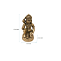 Brass Lord Hanuman Sitting Statue Idol KBH04837
