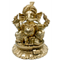 Brass Turban Ganesh Statue Idol KBH04842