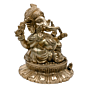 Brass Turban Ganesh Statue Idol KBH04842