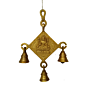 Brass Goddess Laxmi Bell Hanging KBH04879