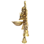 Brass Laxmi Divi Bell Wall Hanging KBH04881