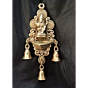 Brass Laxmi Divi Bell Wall Hanging KBH04881