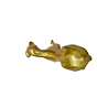 Brass Dog Sitting Figurine KBH04885