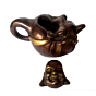 Brass Laughing Buddha Kettle Design Statue KBH04911