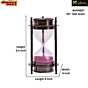 Brass Sand Timer with Compass KBH04927