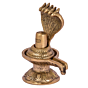 Brass Shivling With Sheshnag Idol KBH04946