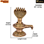 Brass Shivling With Sheshnag Idol KBH04946