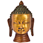 Brass Buddha Face Wall Hanging KBH04953
