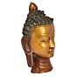 Brass Buddha Face Wall Hanging KBH04953