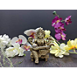 Brass Saraswati Maa Sitting Statue Idol KBH04978