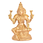 Brass Laxmi Maa Sitting on Bajat Statue Idol KBH04982