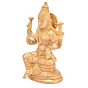 Brass Laxmi Maa Sitting on Bajat Statue Idol KBH04982