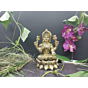 Brass Laxmi Maa Sitting on Kamal Statue Idol KBH04996
