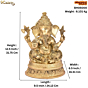 Brass 8 Vinayak Ganesh Statue Idol KBH05000