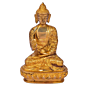 Brass Sitting Buddha Medium Idol KBH05032