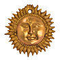 Brass Sun Wall Hanging KBH05046