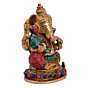 Brass Stone Work Sitting Ganesh Small Statue Idol KBH05051