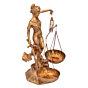 Brass Justice Lady Statue Figurine KBH05060
