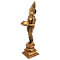 Brass Deep Lady Statue KBH05066