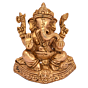 Brass Ganesh Fine Work Statue Idol KBH05076