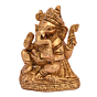 Brass Ganesh Fine Work Statue Idol KBH05076
