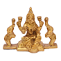 Brass Gaj Laxmi Statue Idol KBH05078