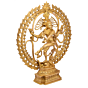 Brass Nataraj Big Fine Finish Idol KBH05105
