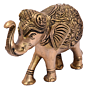 Brass Elephant Medium Statue KBH05113