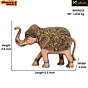 Brass Elephant Medium Statue KBH05113