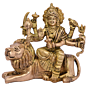 Brass Sitting Ambe Maa Statue Idol KBH05117