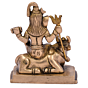 Brass Shankar Sitting on Nandi Statue Idol KBH05119