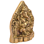Brass Ganesh with Riddhi Siddhi Statue Idol KBH05125