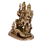 Brass Shiv Family Statue Idol KBH05132