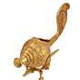 Brass Shankh With Stand 9 Inch KBH05172