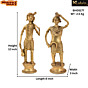 Brass bastar couple pair 12 Inch KBH05177
