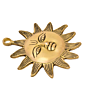 Brass Sun Wall Hanging KBH05220