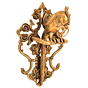 Brass Parrot Bell Wall Hanging KBH05237