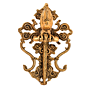 Brass Parrot Bell Wall Hanging KBH05237
