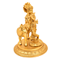 Brass Cow Krishna Idol KBH05251
