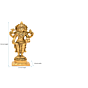 Brass Dhanvantri Idol KBH05252