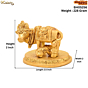 Brass Cow with Vachedu Statue KBH05256