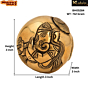 Brass Ganesh Paper Weight KBH05284