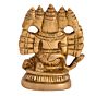 Brass Pancha Mukhi Hanuman Small Sitting Idol KBH05292