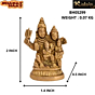Brass Shiv Parivar 2 Inch KBH05299