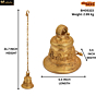 Brass Ganesh Wall Hanging Bell KBH05323