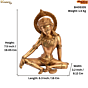 Brass Indra Dev Statue Idol KBH05335