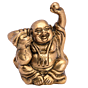 Brass Laughing Buddha Medium Size Collectible Art KBH05348