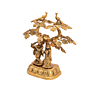 Brass Radha Krishna with Tree Statue Idol KBH05381
