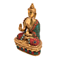 Brass Stone Buddha Statue Idol KBH05383