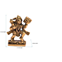 Brass Hanuman Standing Idol KBH05401 